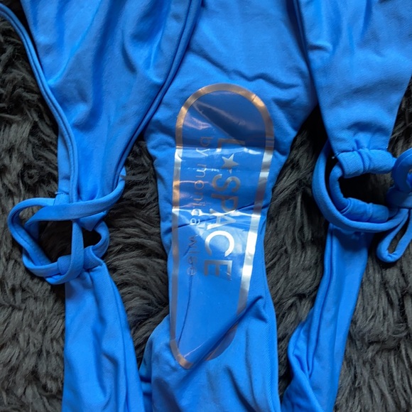 L*SPACE BLUE SWIM BOTTOM BLUE SIZE LARGE - Picture 5 of 6